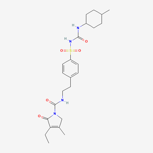 2D chemical (molecular) structure of Glimepiride