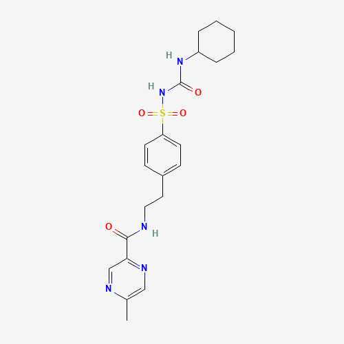 2D chemical (molecular) structure of Glipizide