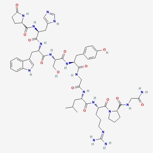 2D chemical (molecular) structure of Gonadorelin