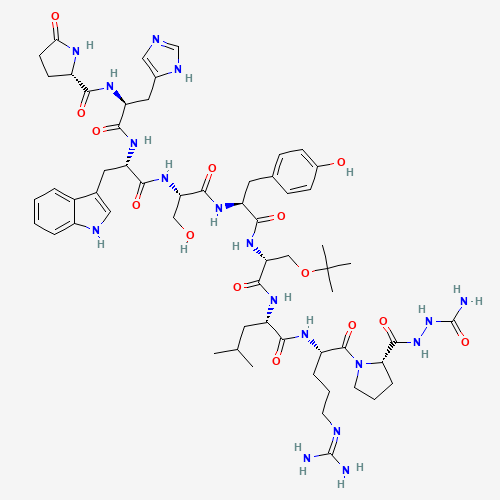 2D chemical (molecular) structure of Goserelin