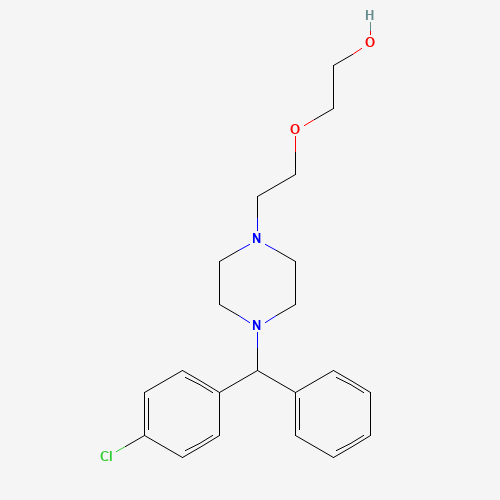 2D chemical (molecular) structure of Hydroxyzine
