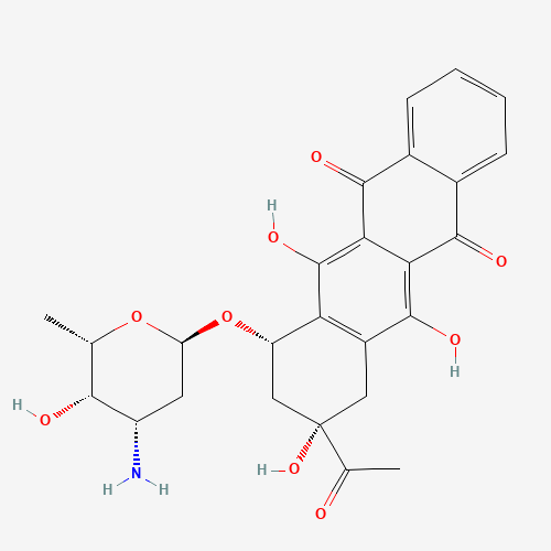 2D chemical (molecular) structure of Idarubicin