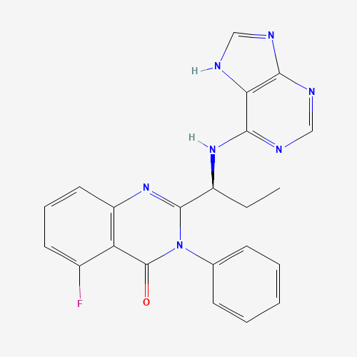 2D chemical (molecular) structure of Idelalisib