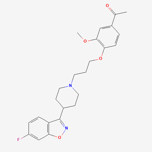 2D chemical (molecular) structure of Iloperidone