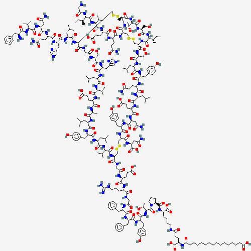 2D chemical (molecular) structure of Insulin degludec
