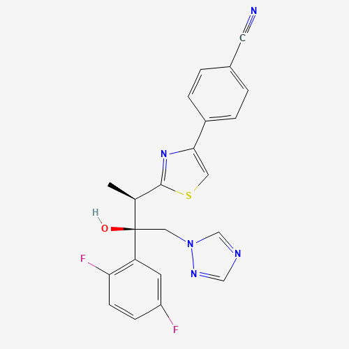 2D chemical (molecular) structure of Isavuconazole