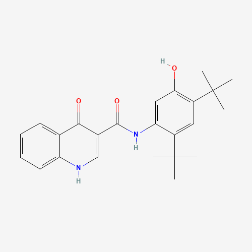 2D chemical (molecular) structure of Ivacaftor