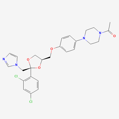 2D chemical (molecular) structure of Ketoconazole