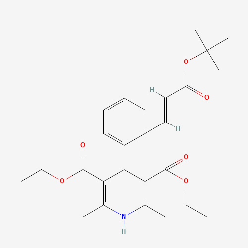 2D chemical (molecular) structure of Lacidipine