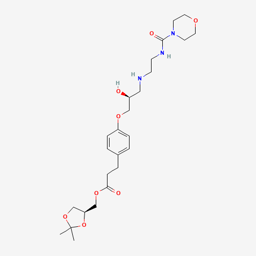 2D chemical (molecular) structure of Landiolol