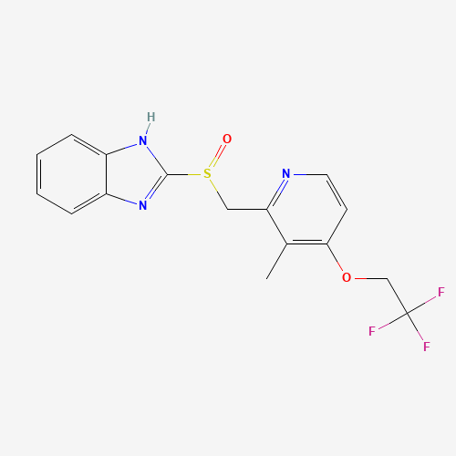 2D chemical (molecular) structure of Lansoprazole