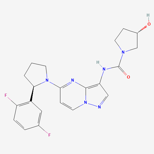 2D chemical (molecular) structure of Larotrectinib