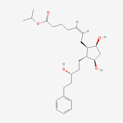 2D chemical (molecular) structure of Latanoprost