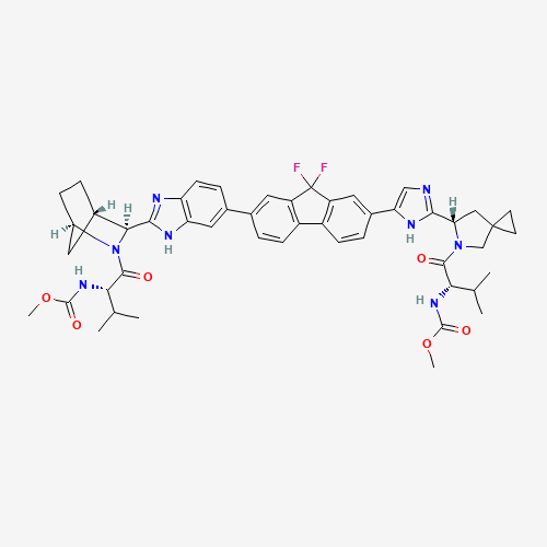 2D chemical (molecular) structure of Ledipasvir
