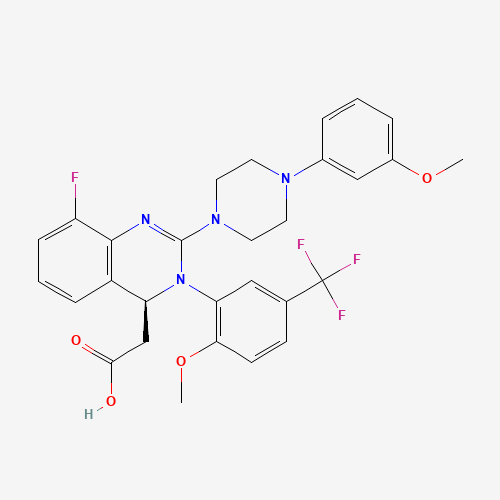 2D chemical (molecular) structure of Letermovir