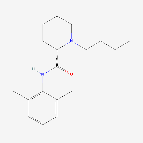2D chemical (molecular) structure of Levobupivacaine
