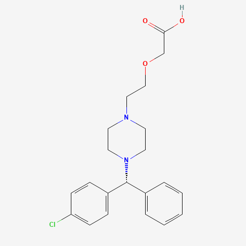 2D chemical (molecular) structure of Levocetirizine