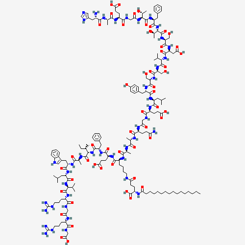 2D chemical (molecular) structure of Liraglutide