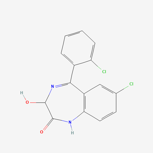 2D chemical (molecular) structure of Lorazepam