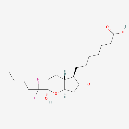 2D chemical (molecular) structure of Lubiprostone