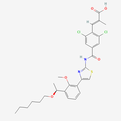 2D chemical (molecular) structure of Lusutrombopag