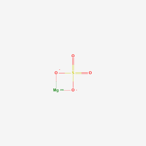 2D chemical (molecular) structure of Magnesium sulfate