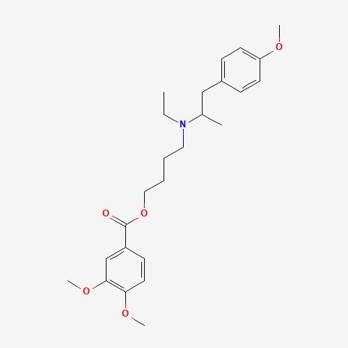 2D chemical (molecular) structure of Mebeverine