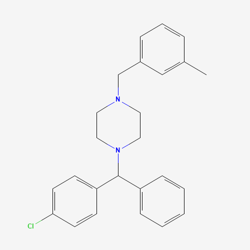 2D chemical (molecular) structure of Meclozine