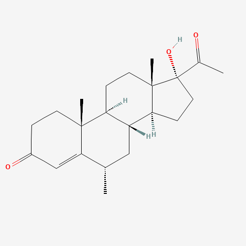 2D chemical (molecular) structure of Medroxyprogesterone