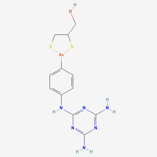 2D chemical (molecular) structure of Melarsoprol