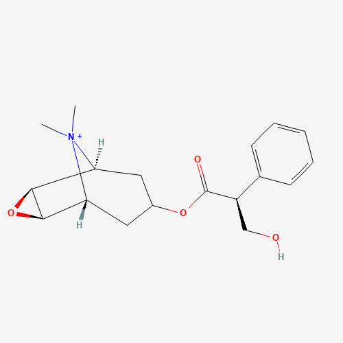 2D chemical (molecular) structure of Methscopolamine