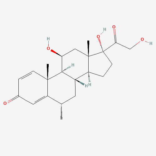 2D chemical (molecular) structure of Methylprednisolone