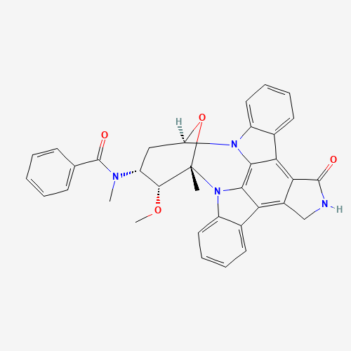 2D chemical (molecular) structure of Midostaurin