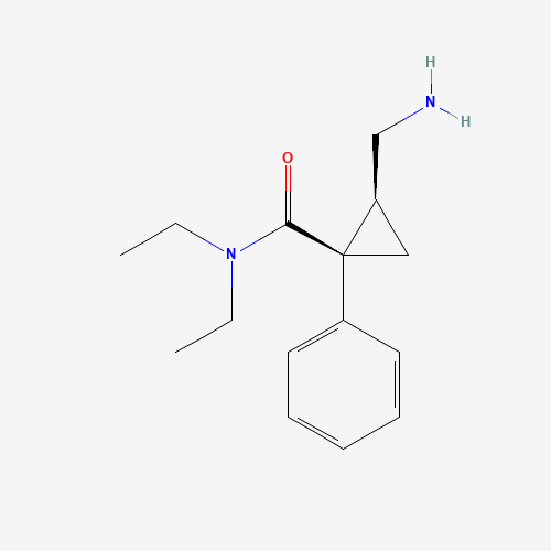 2D chemical (molecular) structure of Milnacipran