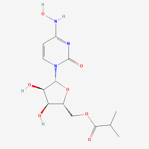 2D chemical (molecular) structure of Molnupiravir