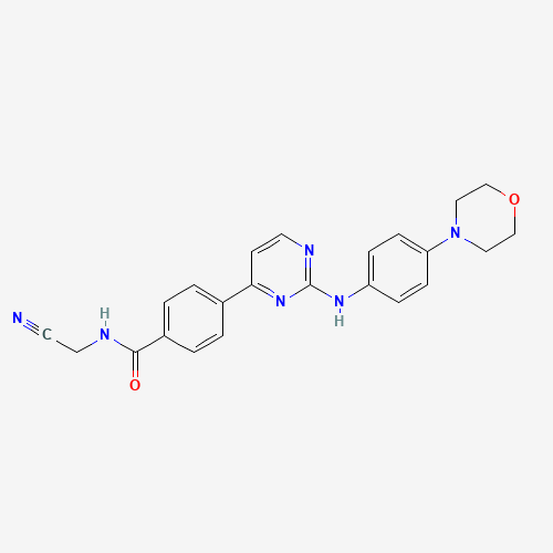 2D chemical (molecular) structure of Momelotinib