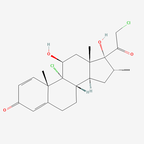 2D chemical (molecular) structure of Mometasone