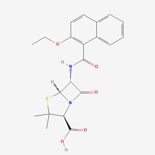 2D chemical (molecular) structure of Nafcillin