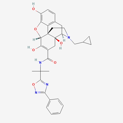 2D chemical (molecular) structure of Naldemedine