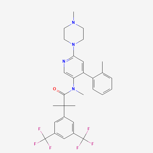 2D chemical (molecular) structure of Netupitant