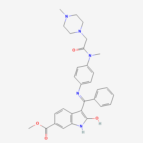 2D chemical (molecular) structure of Nintedanib