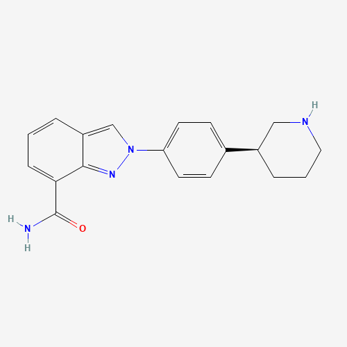 2D chemical (molecular) structure of Niraparib