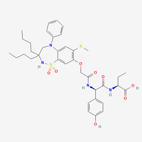 2D chemical (molecular) structure of Odevixibat