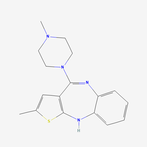 2D chemical (molecular) structure of Olanzapine