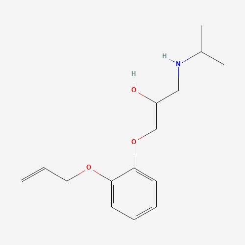 2D chemical (molecular) structure of Oxprenolol