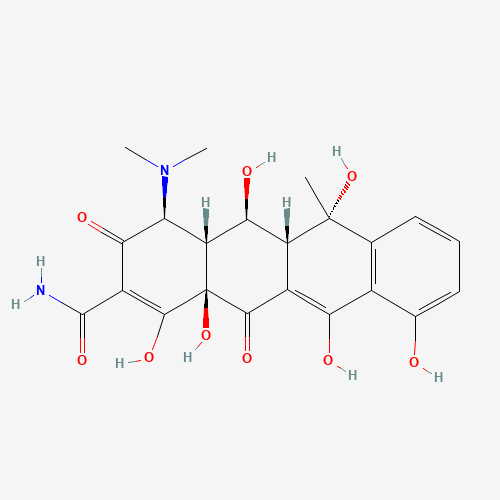 2D chemical (molecular) structure of Oxytetracycline