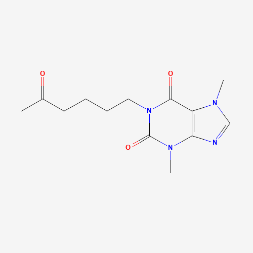 2D chemical (molecular) structure of Pentoxifylline