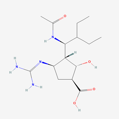 2D chemical (molecular) structure of Peramivir