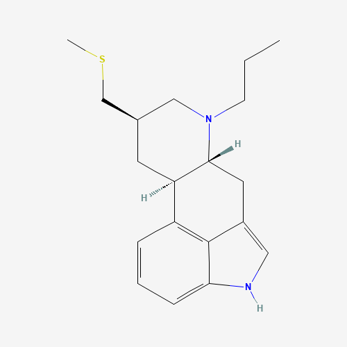 2D chemical (molecular) structure of Pergolide