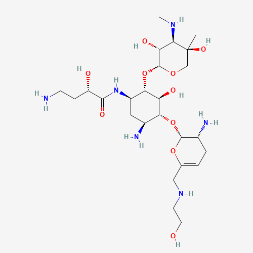 2D chemical (molecular) structure of Plazomicin